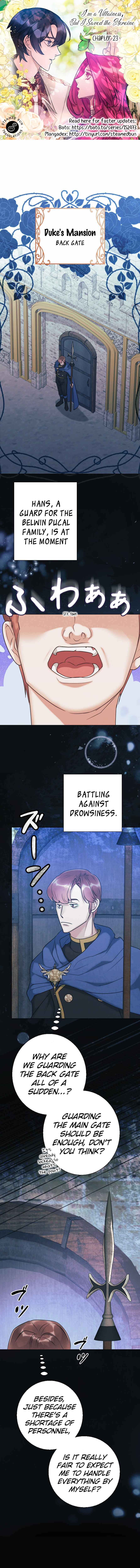 Page 1 Chapter 23 Im a Villain, but I Saved the Female Lead