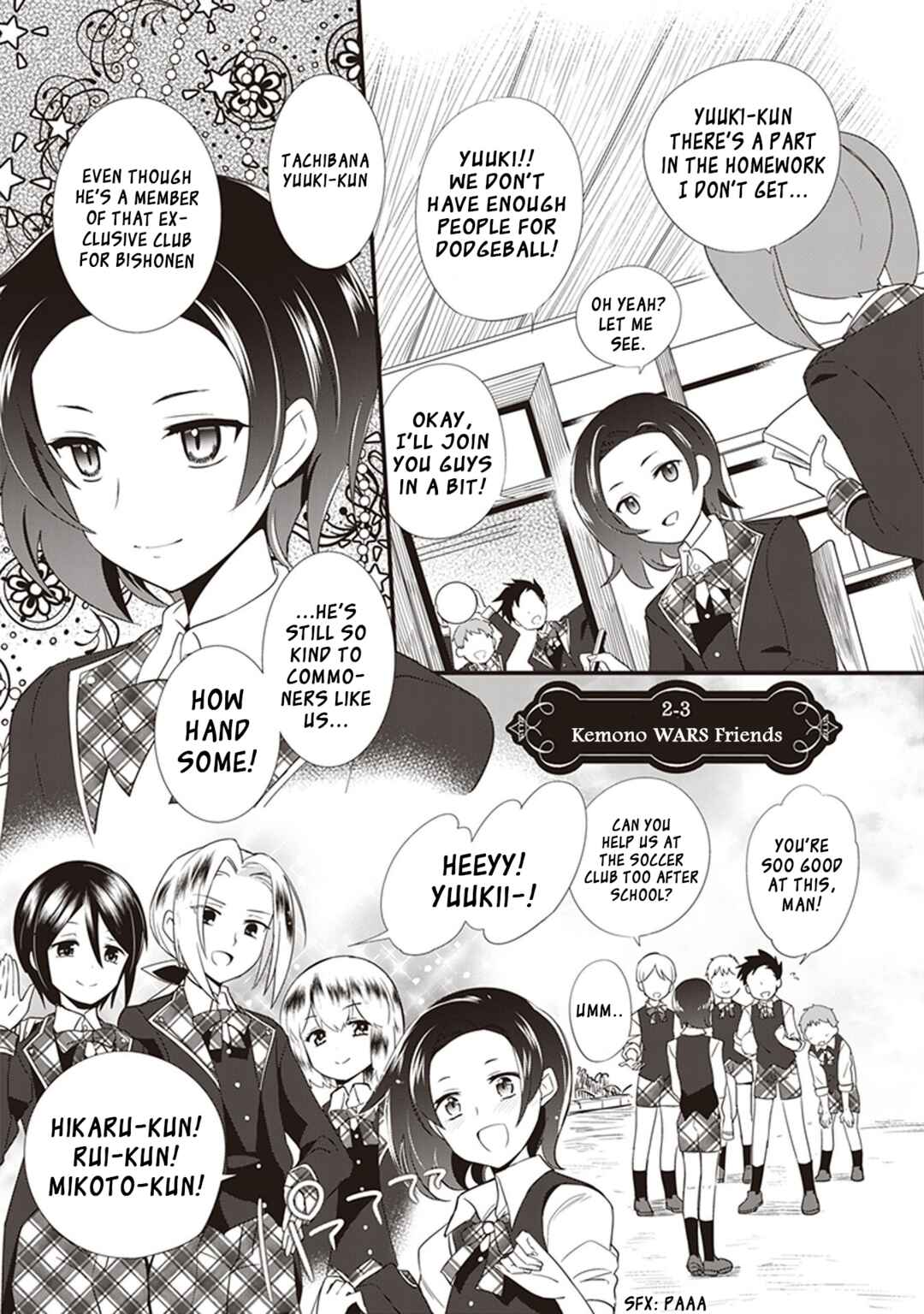 Page 1 Chapter 5 The Beautiful Boy Clubs Secret