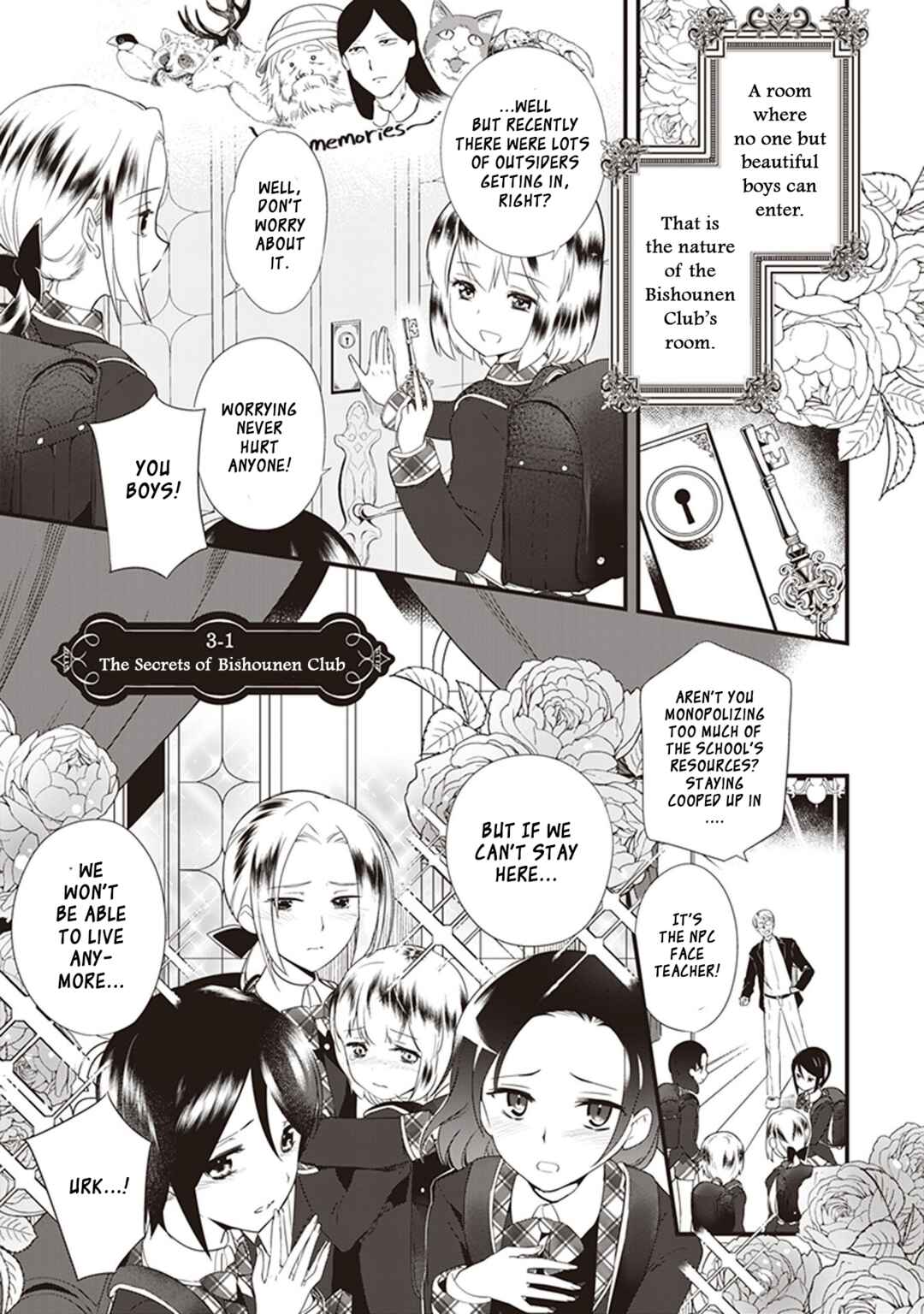 Page 1 Chapter 6 The Beautiful Boy Clubs Secret
