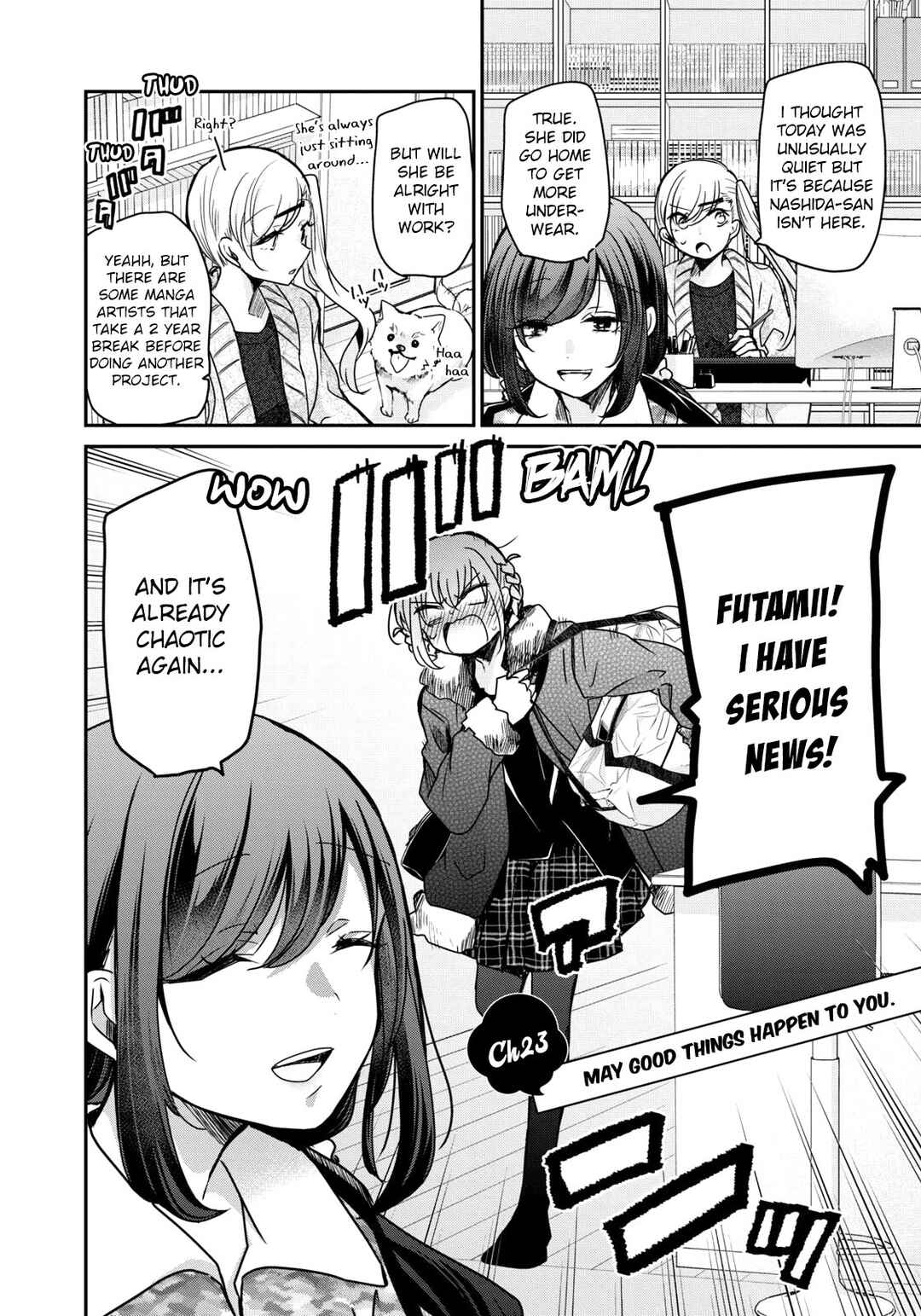 Page 3 Chapter 23 Egao no Taenai Shokuba desu.