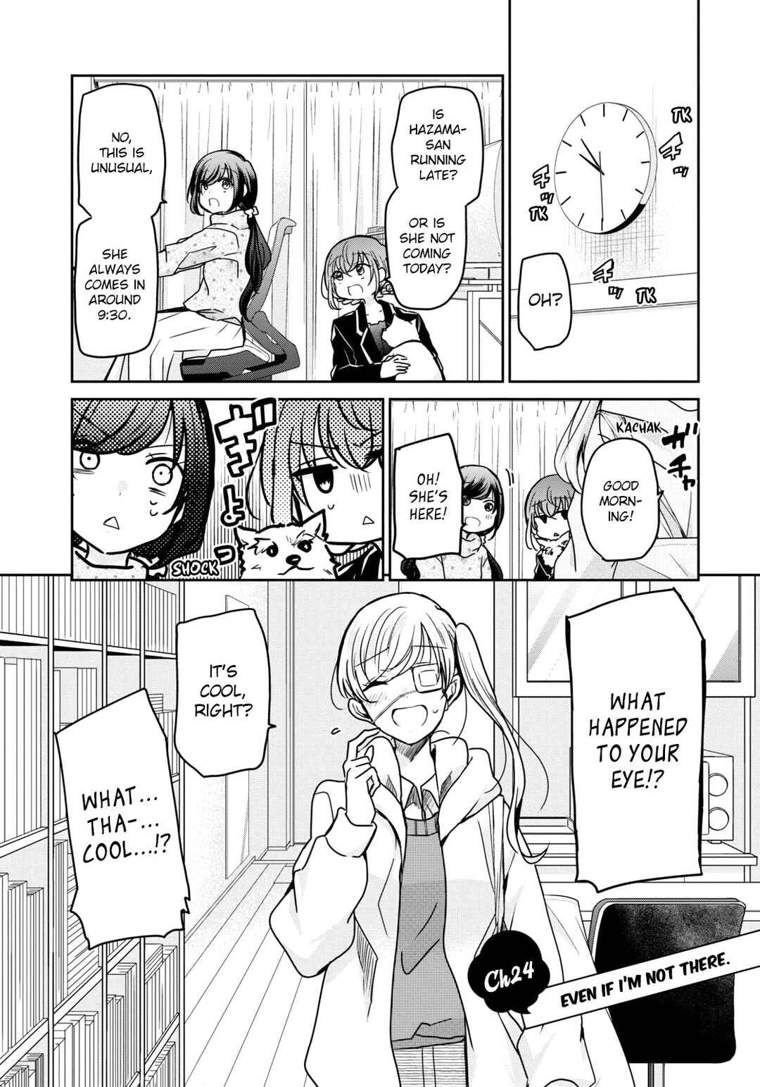 Page 1 Chapter 24 Egao no Taenai Shokuba desu.