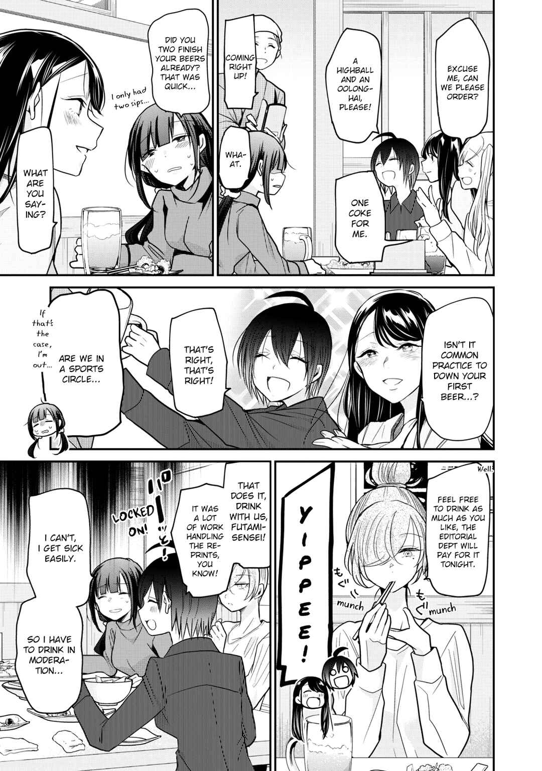 Page 4 Chapter 11 Egao no Taenai Shokuba desu.
