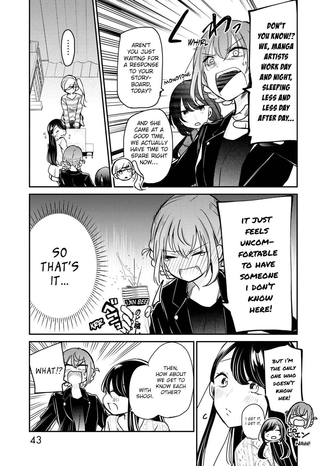 Page 5 Chapter 19 Egao no Taenai Shokuba desu.