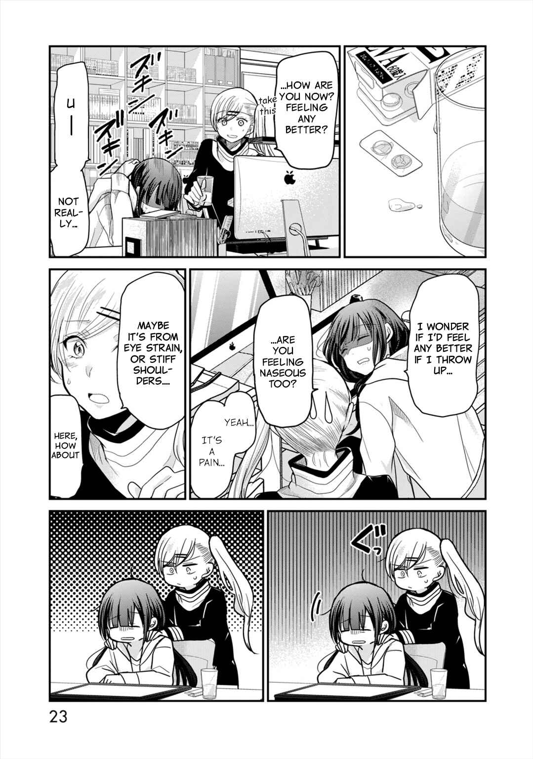 Page 4 Chapter 10 Egao no Taenai Shokuba desu.