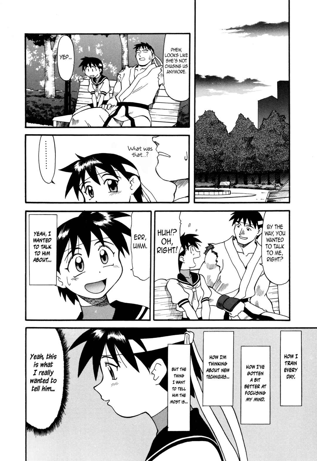 Page 14 Chapter 1 Street Fighter Anthology Comic (GARLAND COMICS)