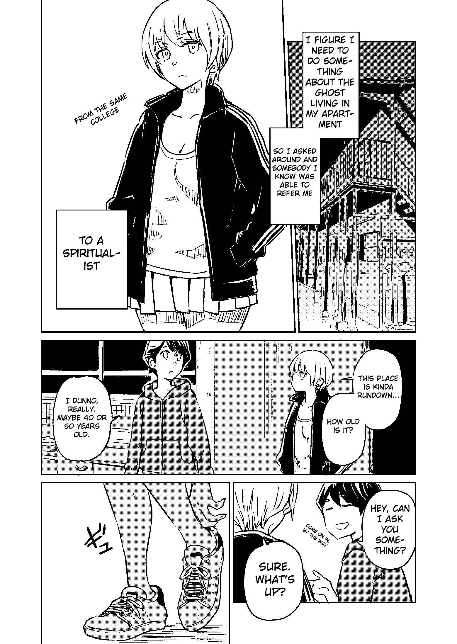 Page 1 Chapter 4 My Roommate Isnt From This World (Pre-Serialization)