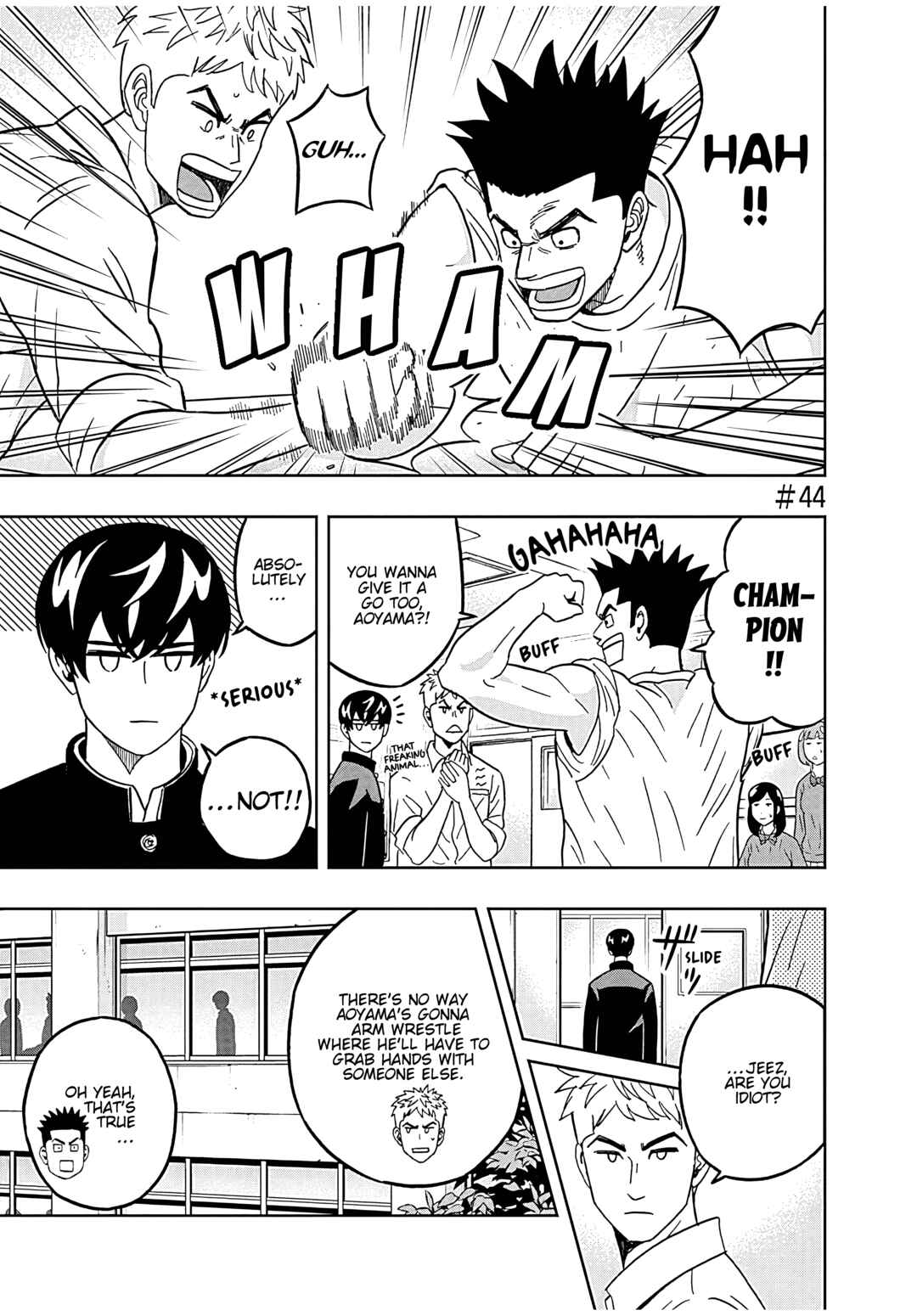 Page 1 Chapter 44 Keppeki Danshi! Aoyama-kun