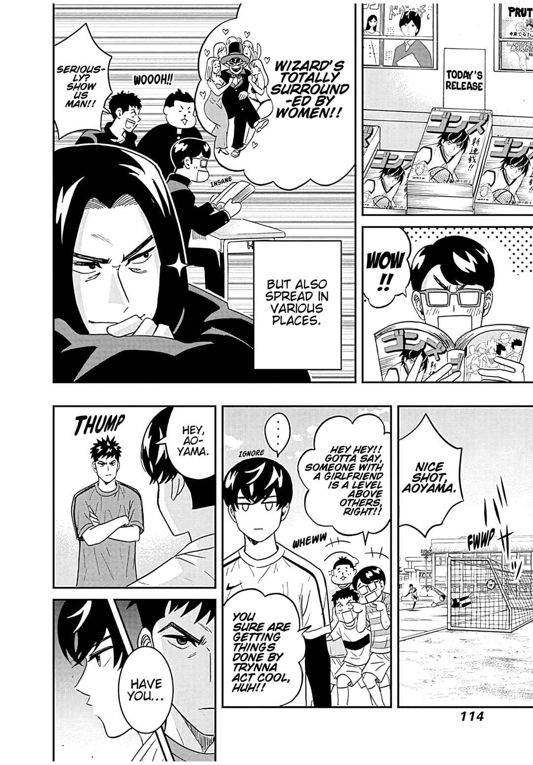 Page 12 Chapter 37 Keppeki Danshi! Aoyama-kun