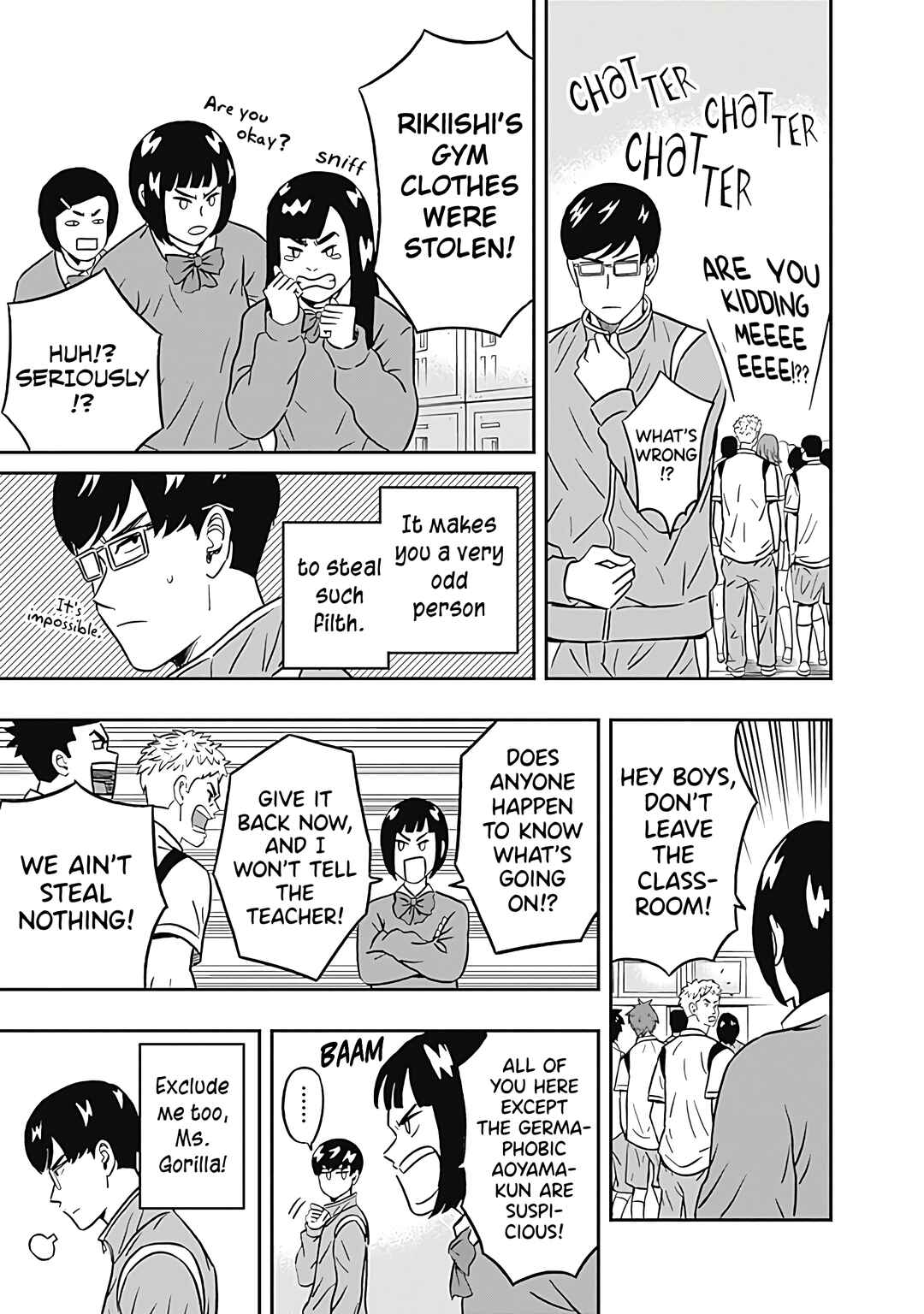 Page 11 Chapter 33 Keppeki Danshi! Aoyama-kun