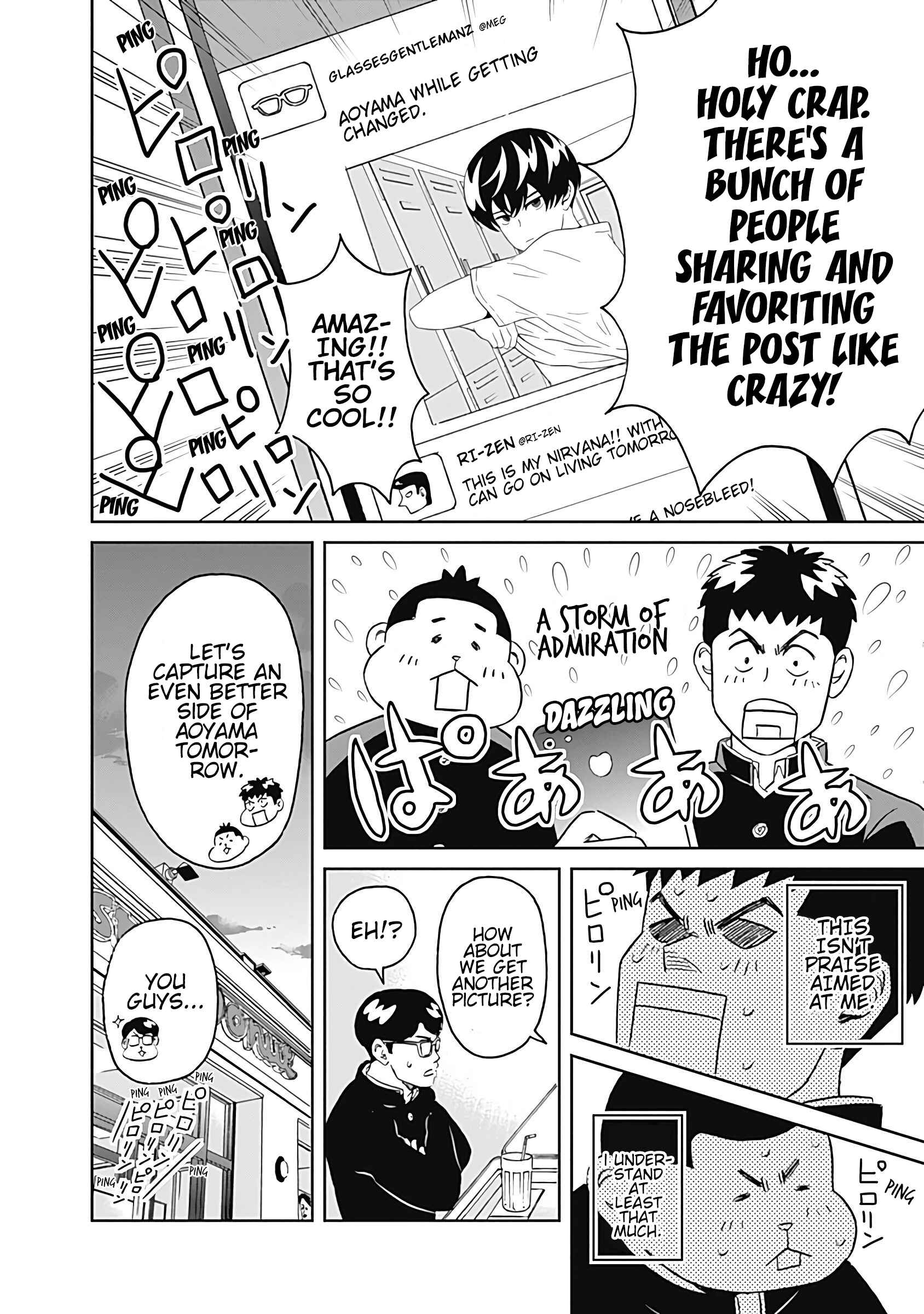 Page 6 Chapter 8 Keppeki Danshi! Aoyama-kun