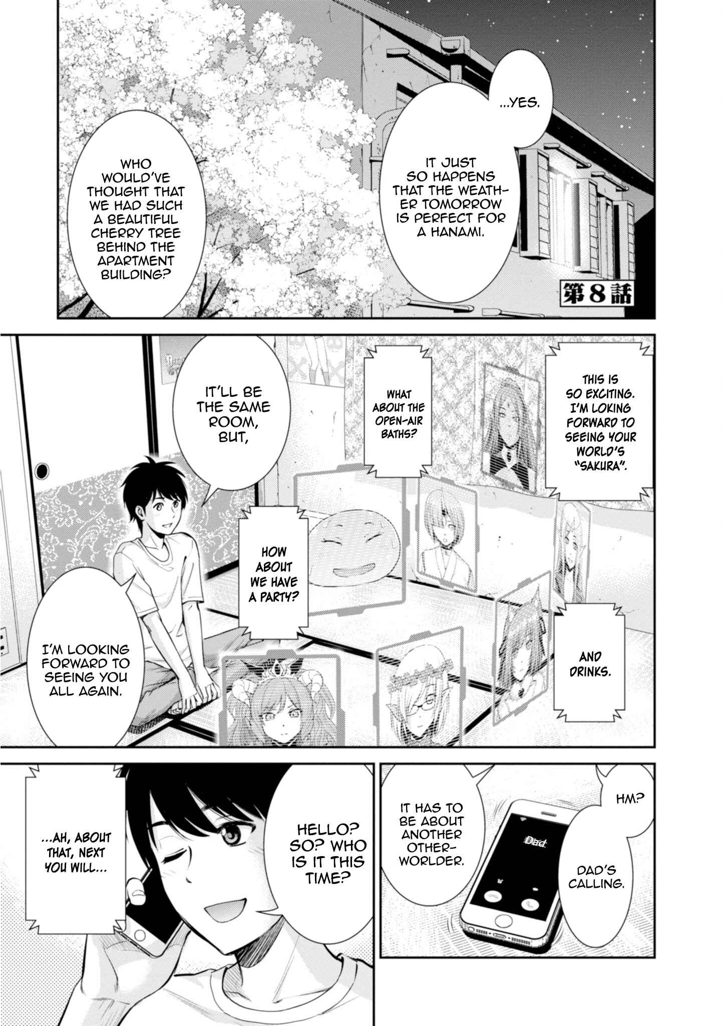 Page 1 Chapter 8 Yojouhan Isekai Kouryuuki