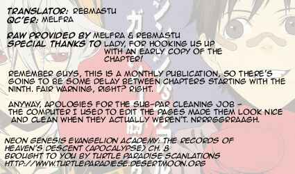 Page 27 Chapter 8 Neon Genesis Evangelion: Campus Apocalypse
