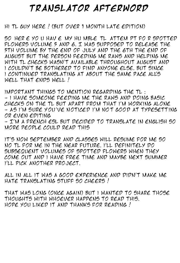 Page 5 Chapter 34.5 Spotted Flower