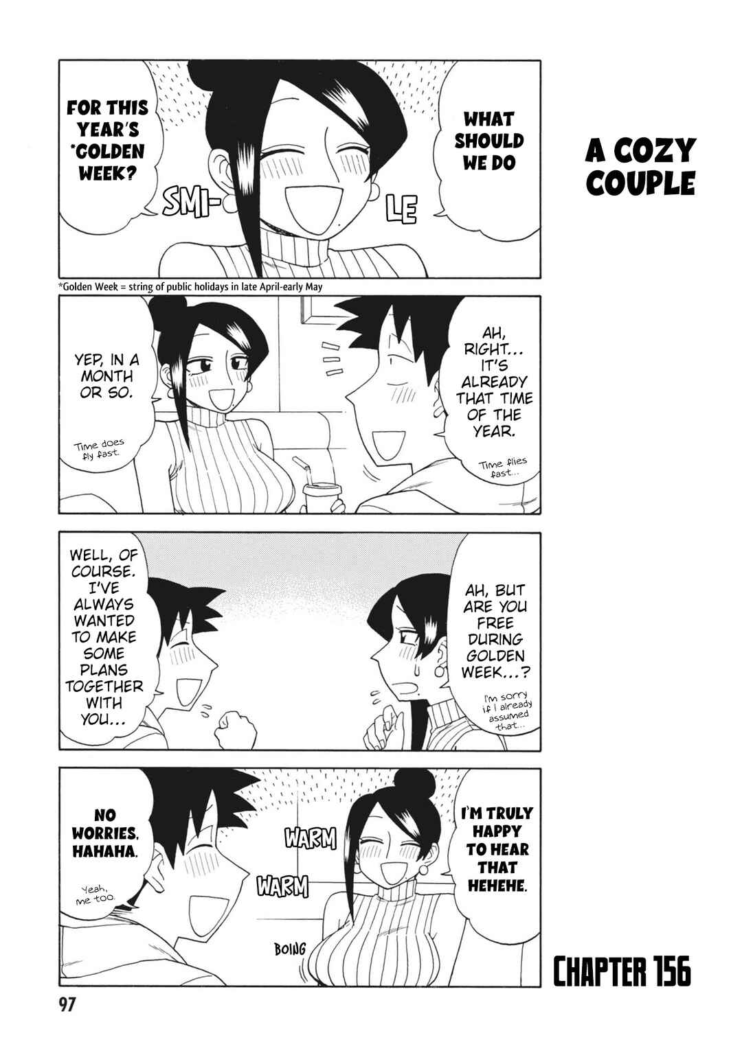 Page 1 Chapter 156 Bijin Onna Joushi Takizawa-san