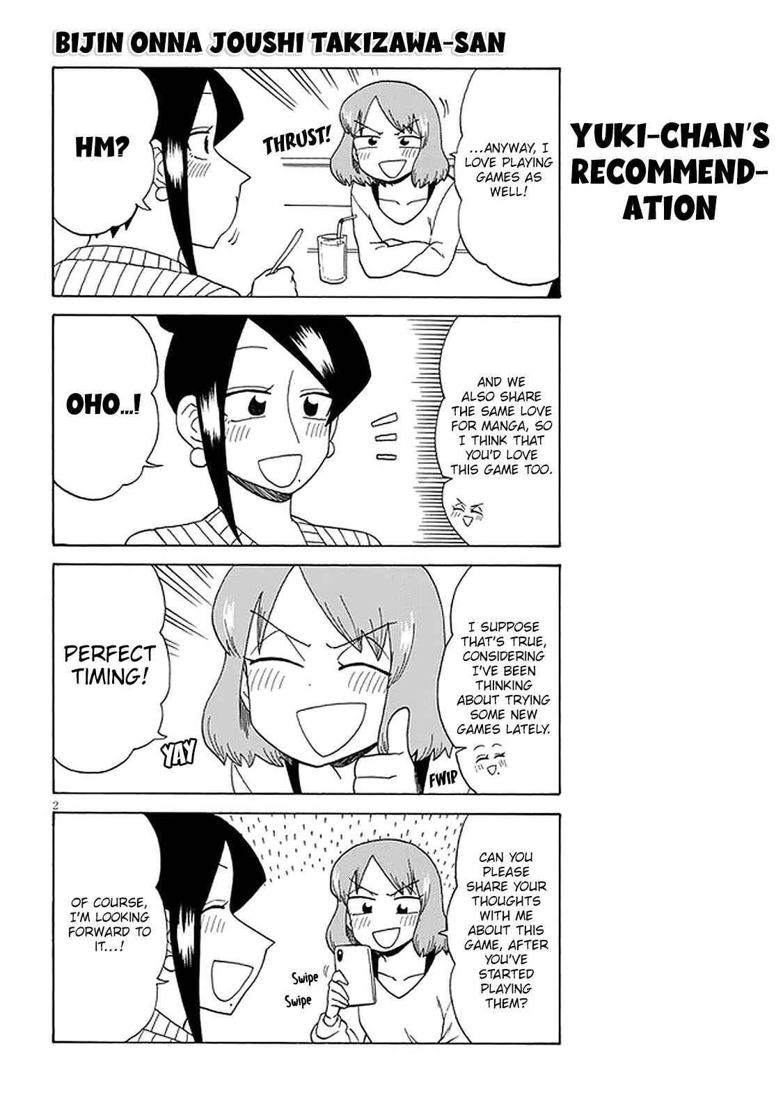 Page 2 Chapter 117 Bijin Onna Joushi Takizawa-san