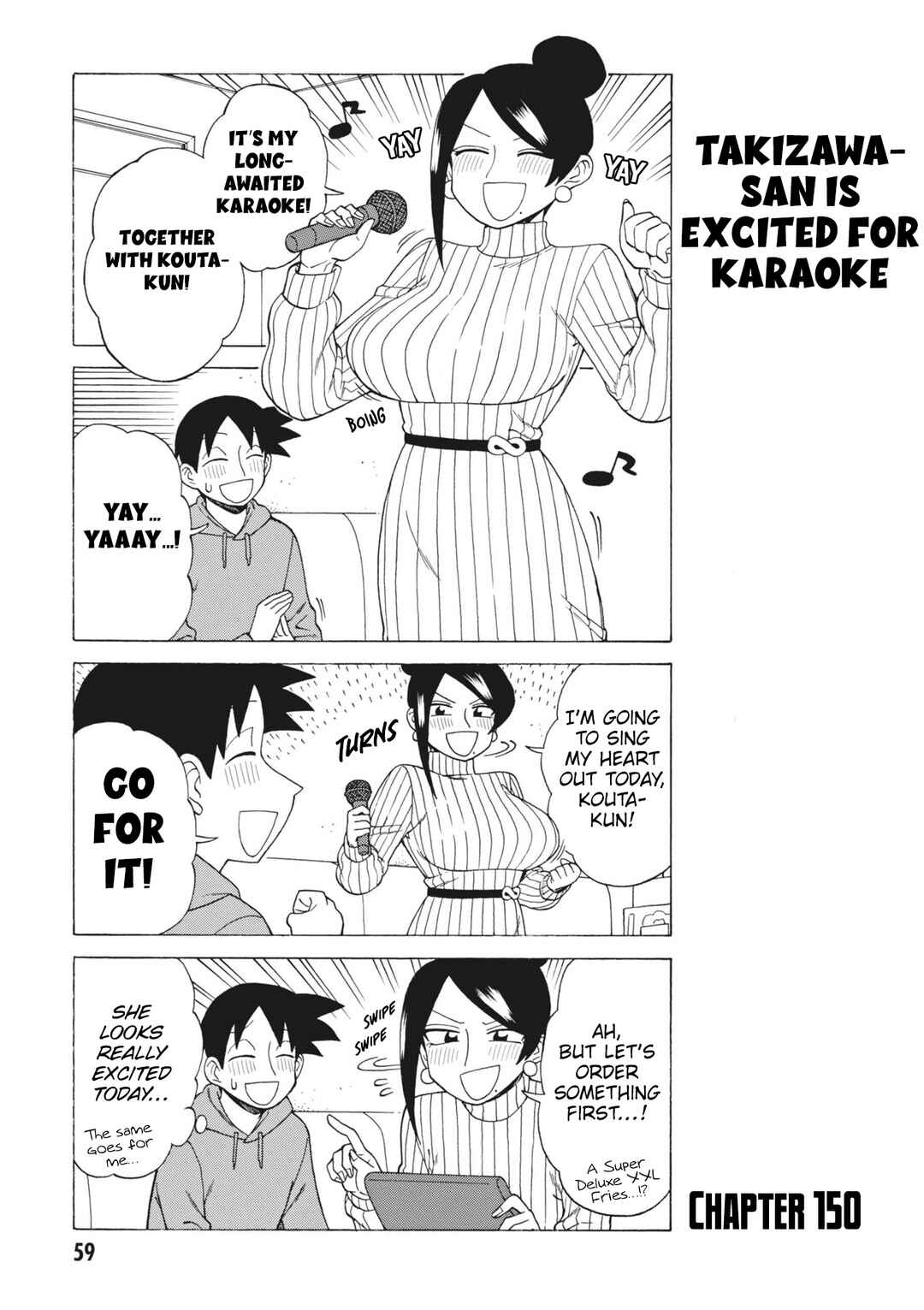 Page 1 Chapter 150 Bijin Onna Joushi Takizawa-san
