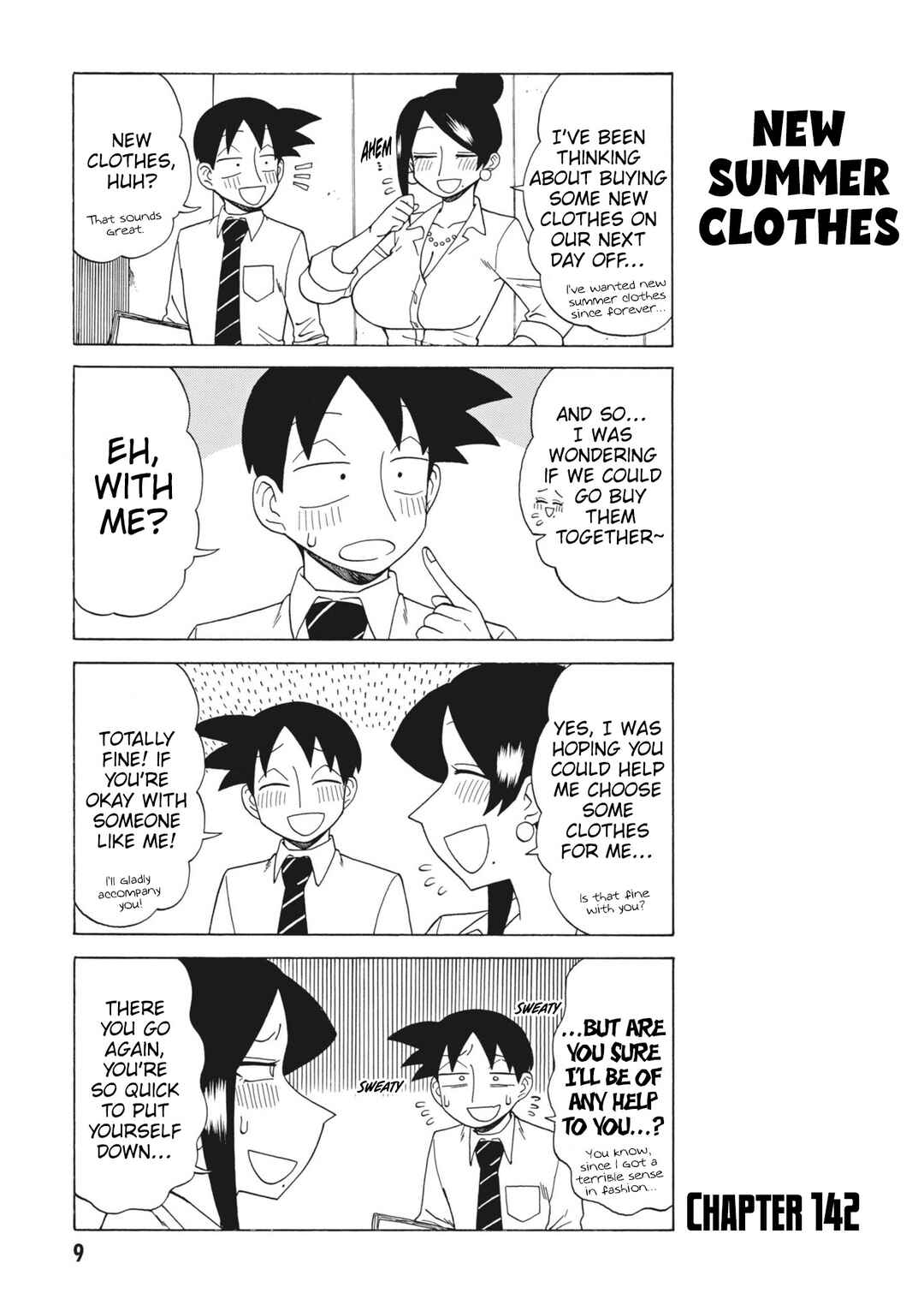 Page 1 Chapter 142 Bijin Onna Joushi Takizawa-san
