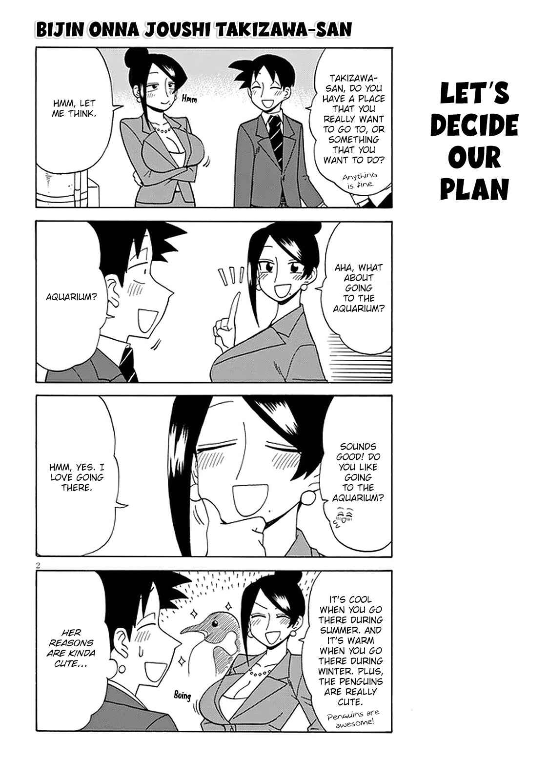 Page 2 Chapter 115 Bijin Onna Joushi Takizawa-san
