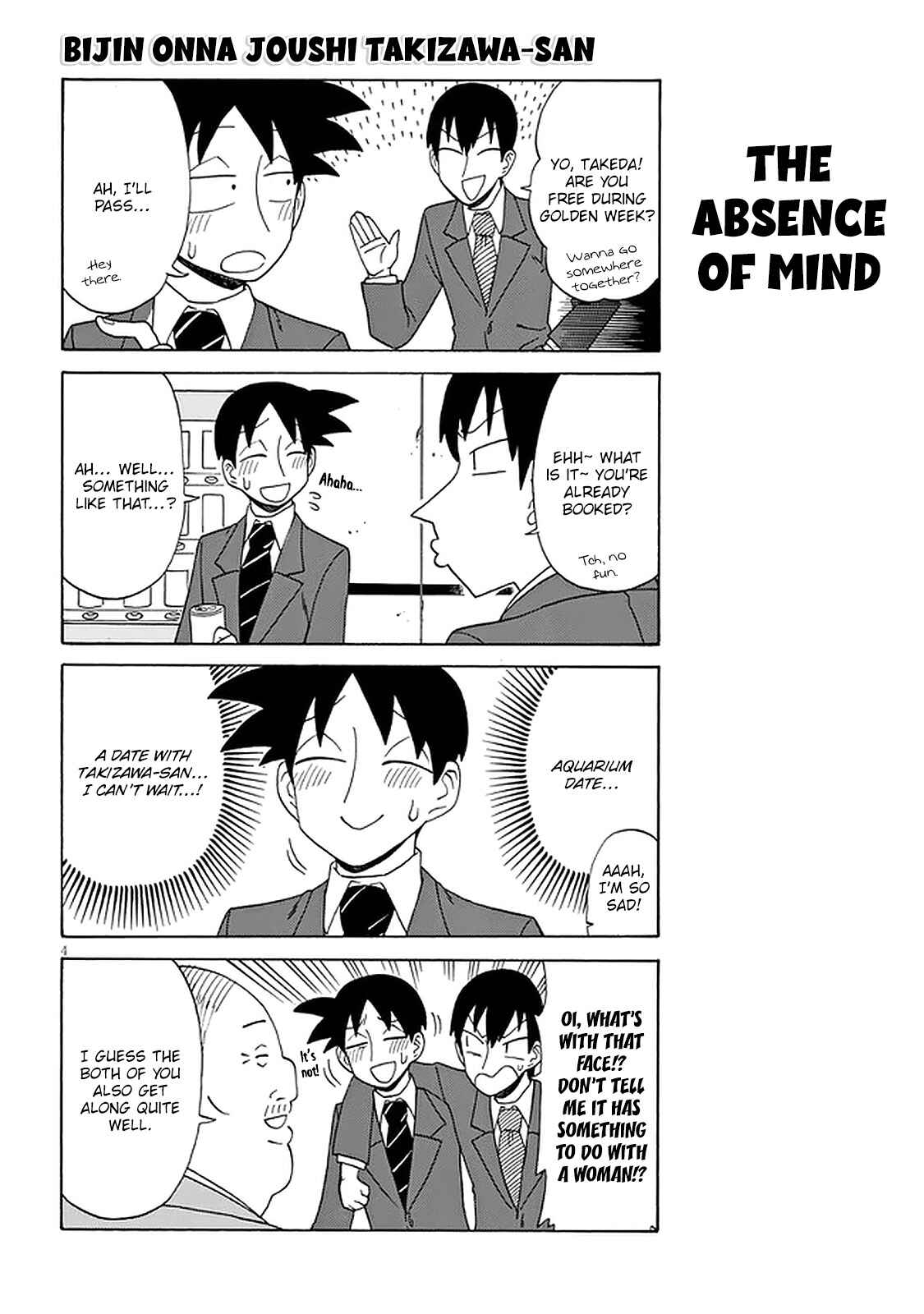 Page 4 Chapter 115 Bijin Onna Joushi Takizawa-san