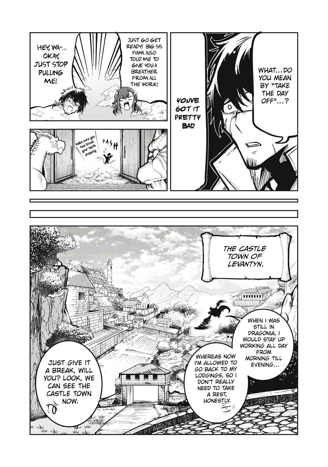 Page 9 Chapter 4 Kuni wo Owareta Ryuushi-san, Hirowareta Ringoku de Ukkari Musou Shite Shimau. ~Jakushou Kokka ga Tairiku Saikyou no Ryuu no Rakuen ni Naru made~