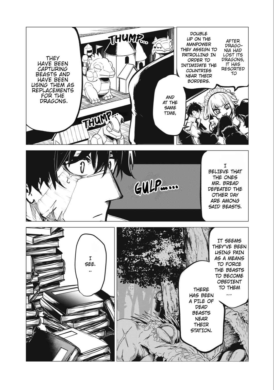 Page 10 Chapter 9 Kuni wo Owareta Ryuushi-san, Hirowareta Ringoku de Ukkari Musou Shite Shimau. ~Jakushou Kokka ga Tairiku Saikyou no Ryuu no Rakuen ni Naru made~