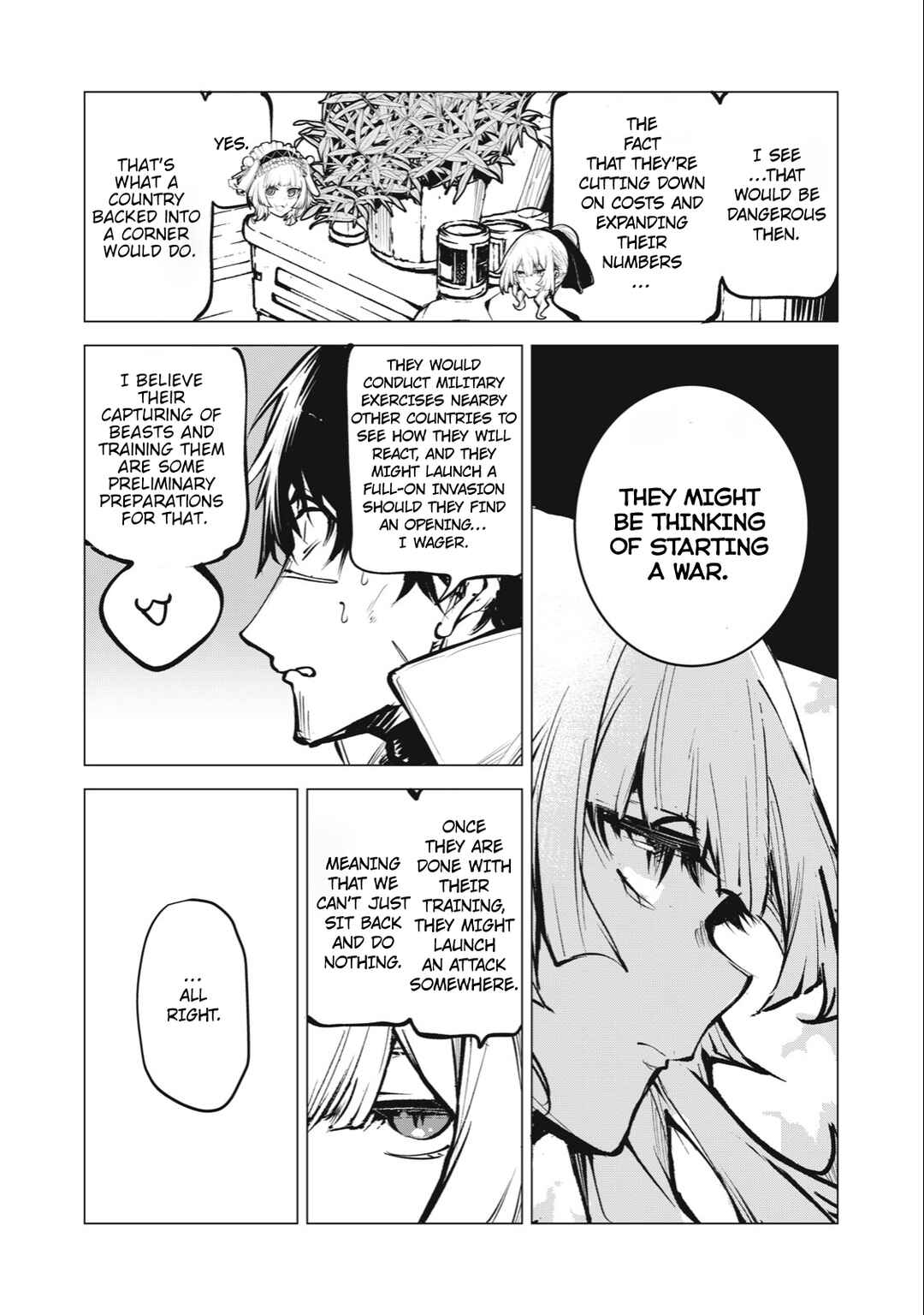 Page 12 Chapter 9 Kuni wo Owareta Ryuushi-san, Hirowareta Ringoku de Ukkari Musou Shite Shimau. ~Jakushou Kokka ga Tairiku Saikyou no Ryuu no Rakuen ni Naru made~