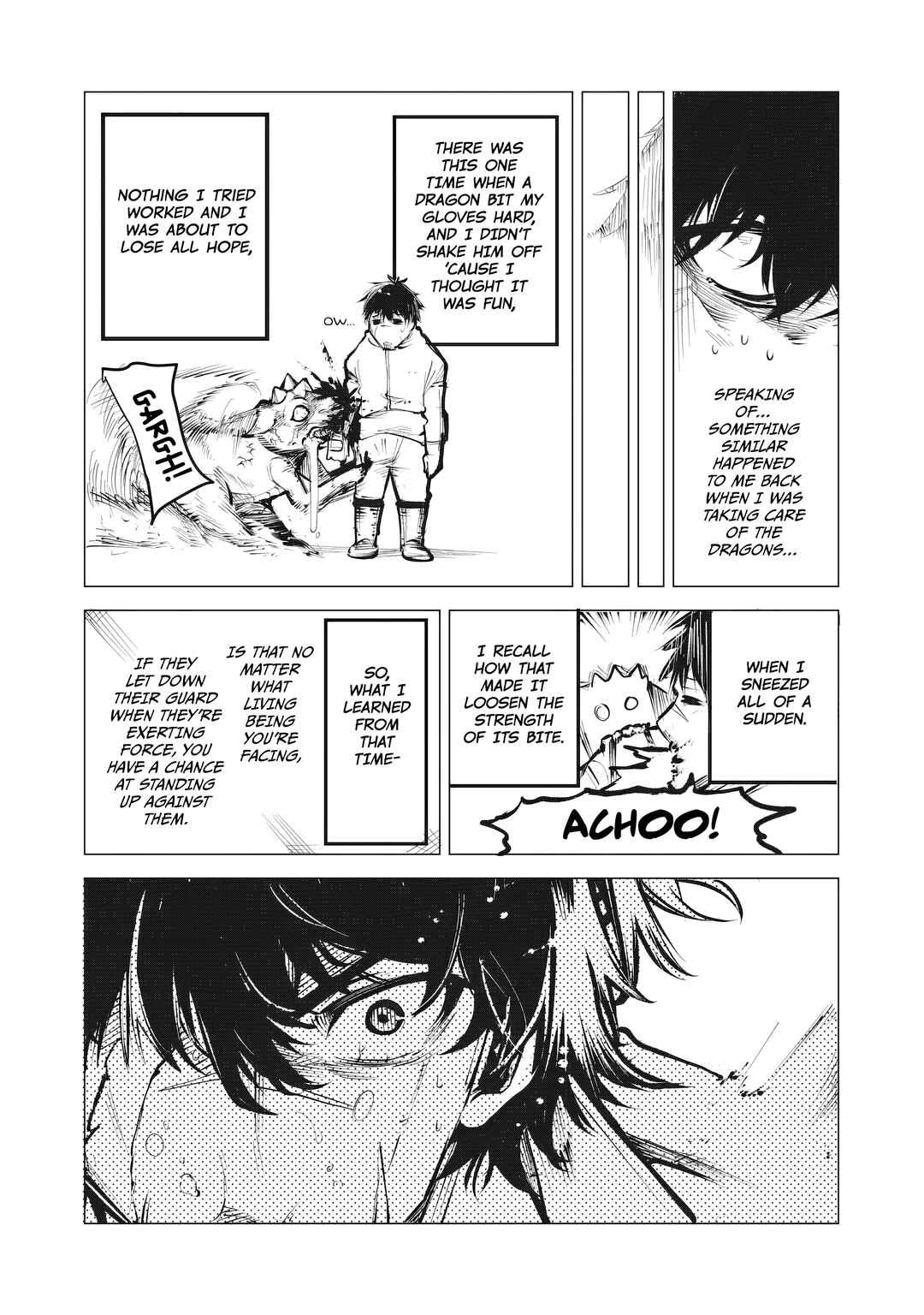 Page 8 Chapter 6.1 Kuni wo Owareta Ryuushi-san, Hirowareta Ringoku de Ukkari Musou Shite Shimau. ~Jakushou Kokka ga Tairiku Saikyou no Ryuu no Rakuen ni Naru made~