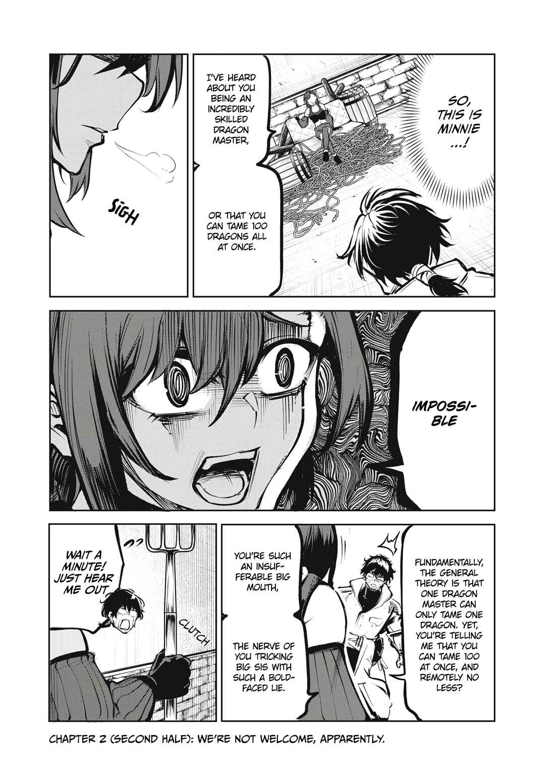 Page 2 Chapter 2.2 Kuni wo Owareta Ryuushi-san, Hirowareta Ringoku de Ukkari Musou Shite Shimau. ~Jakushou Kokka ga Tairiku Saikyou no Ryuu no Rakuen ni Naru made~