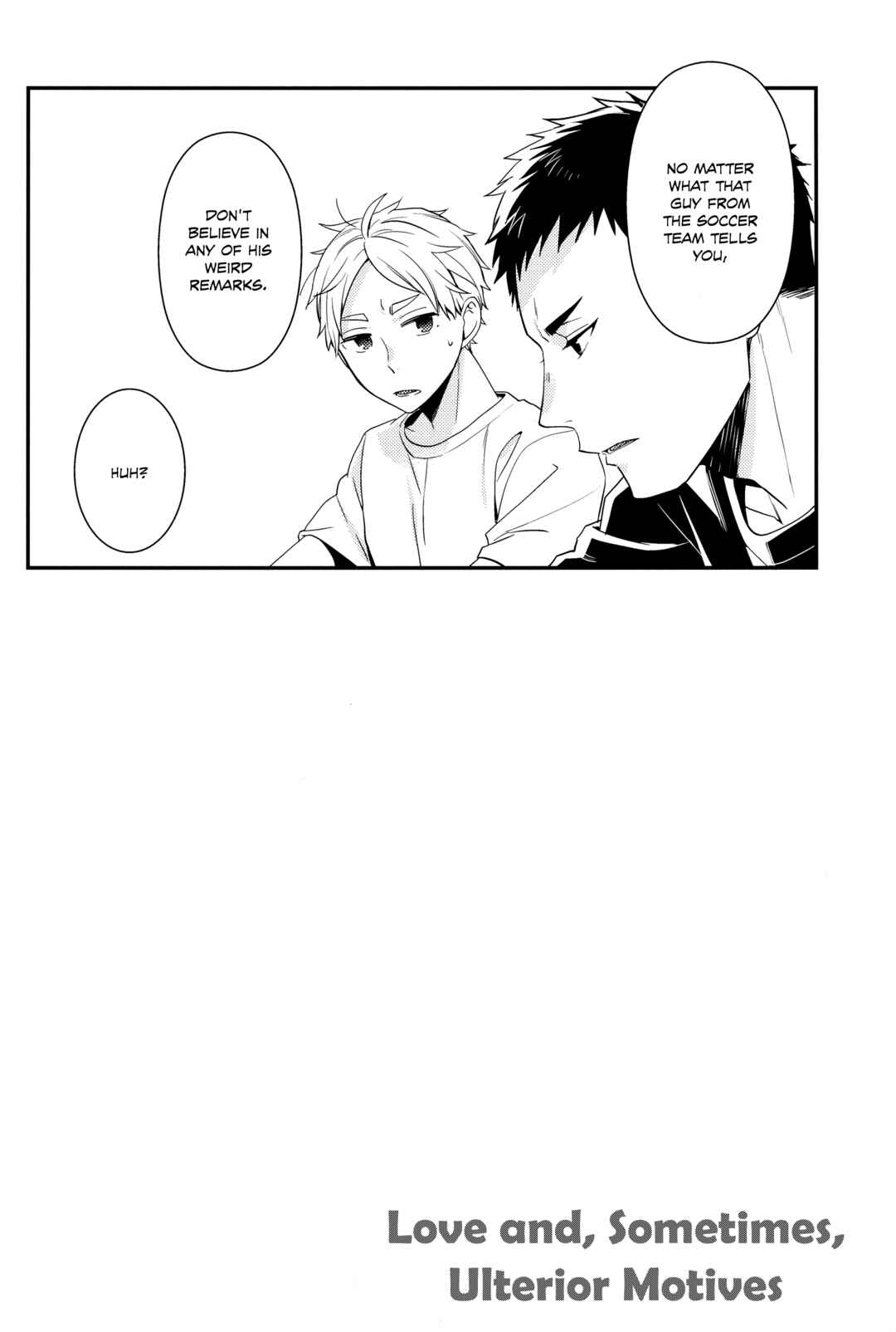 Page 29 Chapter Unknown_bbb2 Haikyuu!! - Koi to Tokidoki Shitagokoro (Doujinshi)