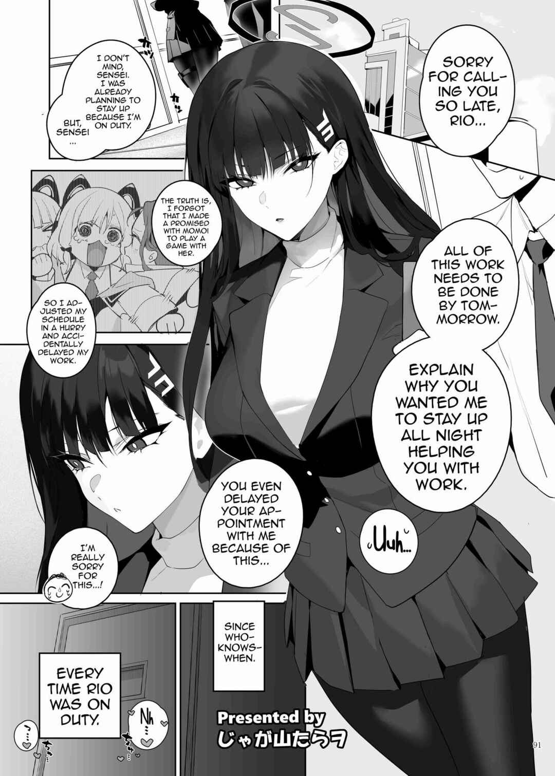 Page 1 Chapter 17 Blue Archive - BlueArch Icha Love Ero Goudou (Doujinshi)