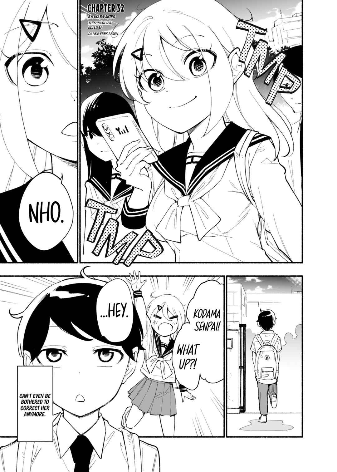 Page 1 Chapter 32 Koushinchou no Kouhai ♀ to Teishinchou no Senpai ♂ ga Renai ni Hatten Suru made