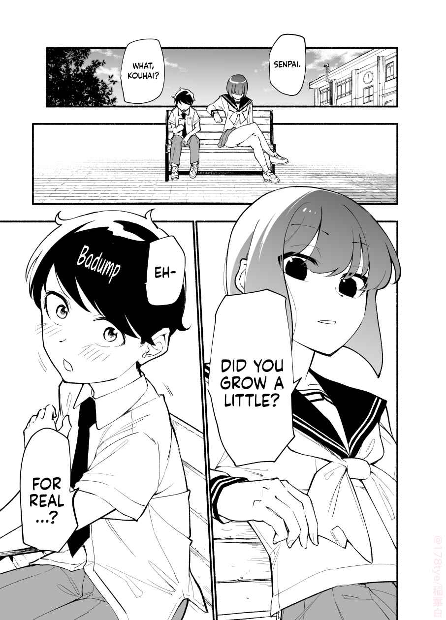 Page 1 Chapter 22 Koushinchou no Kouhai ♀ to Teishinchou no Senpai ♂ ga Renai ni Hatten Suru made