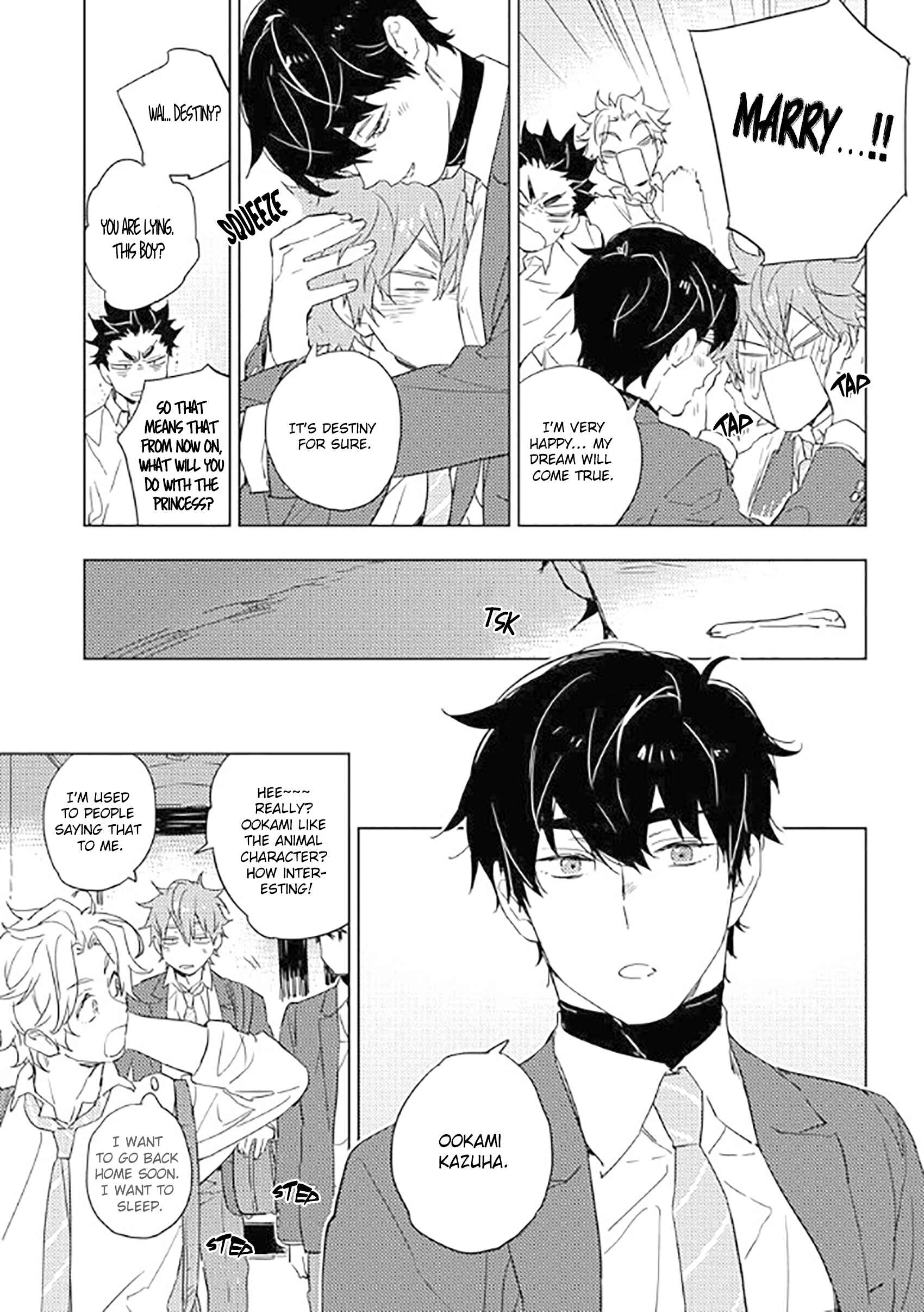 Page 17 Chapter 1 Mitsu ni Kiba