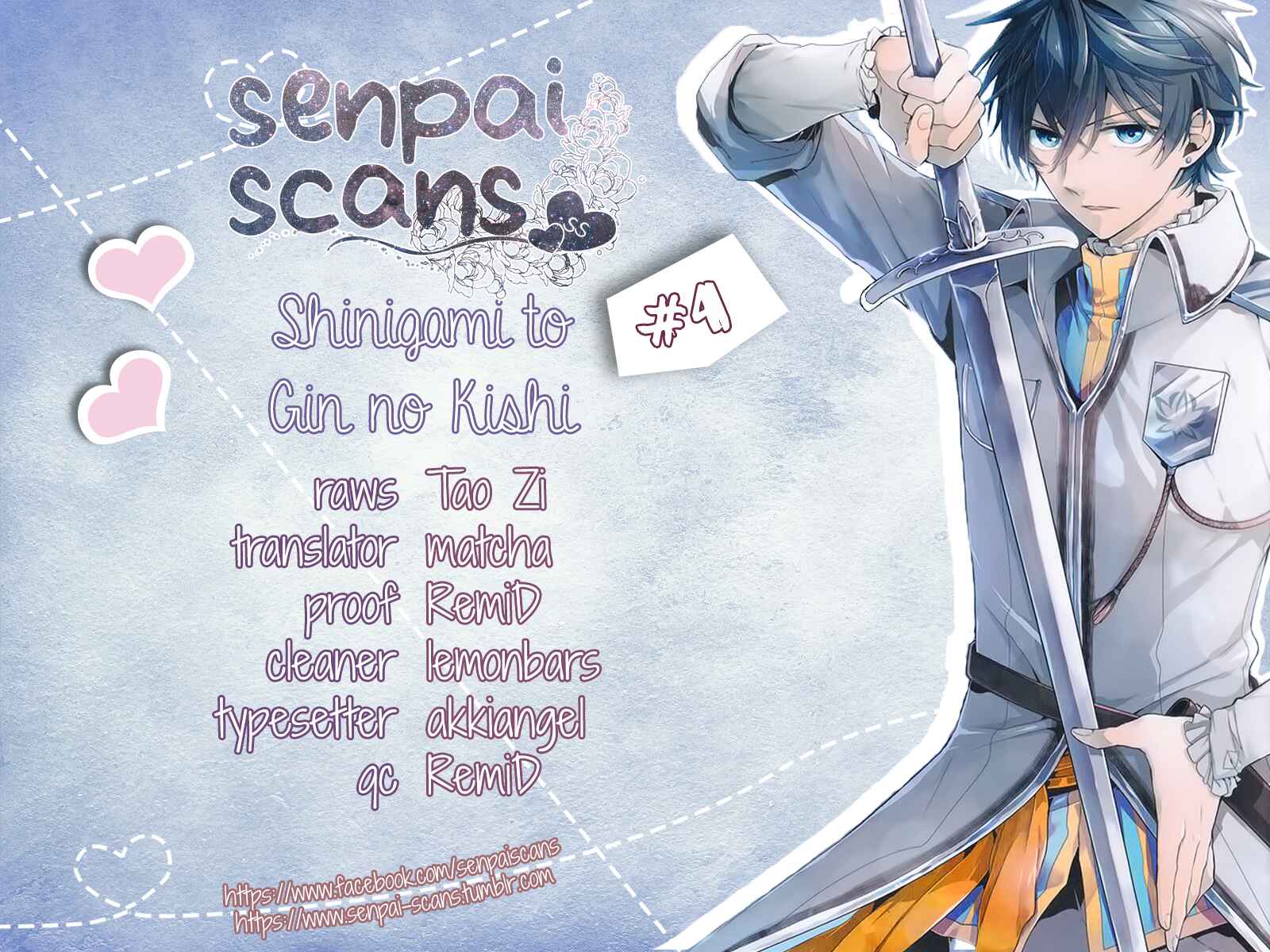 Page 1 Chapter 4 Shinigami to Gin no Kishi