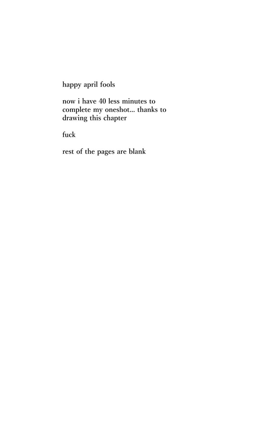 Page 6 Chapter 10000 April Fools Collection 2023