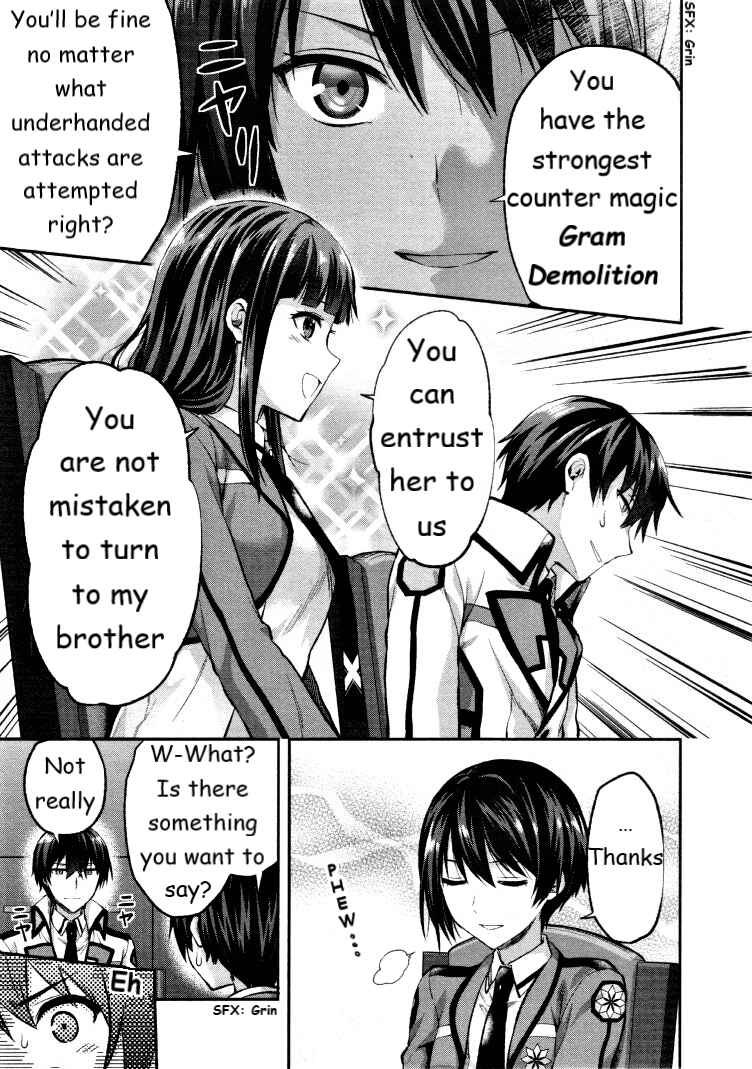 Page 15 Chapter 4 Mahouka Koukou no Rettousei - Kaichou Senkyo-hen