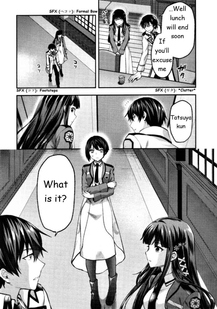 Page 9 Chapter 4 Mahouka Koukou no Rettousei - Kaichou Senkyo-hen