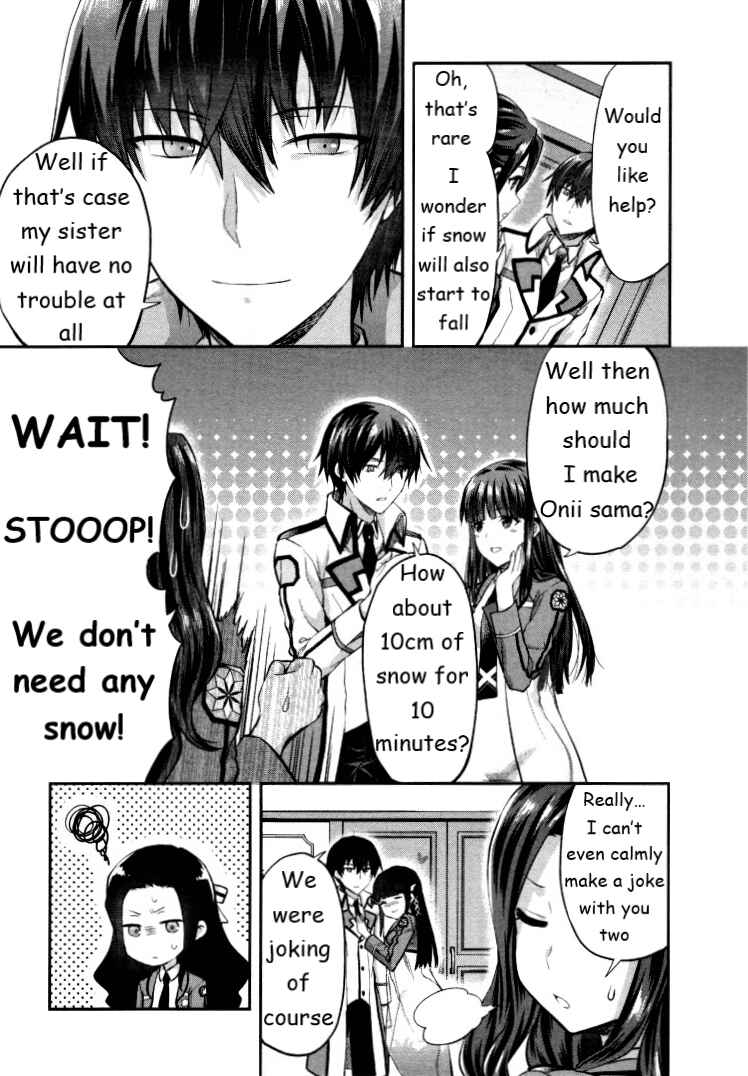 Page 7 Chapter 5 Mahouka Koukou no Rettousei - Kaichou Senkyo-hen