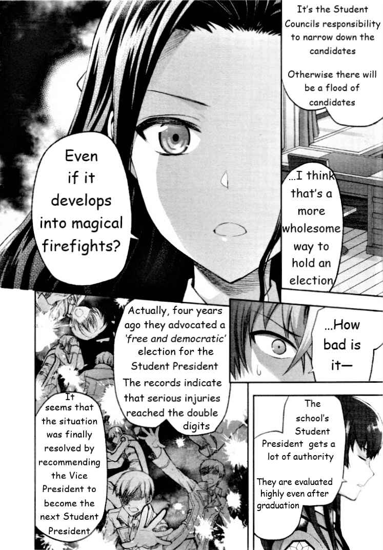 Page 8 Chapter 3 Mahouka Koukou no Rettousei - Kaichou Senkyo-hen