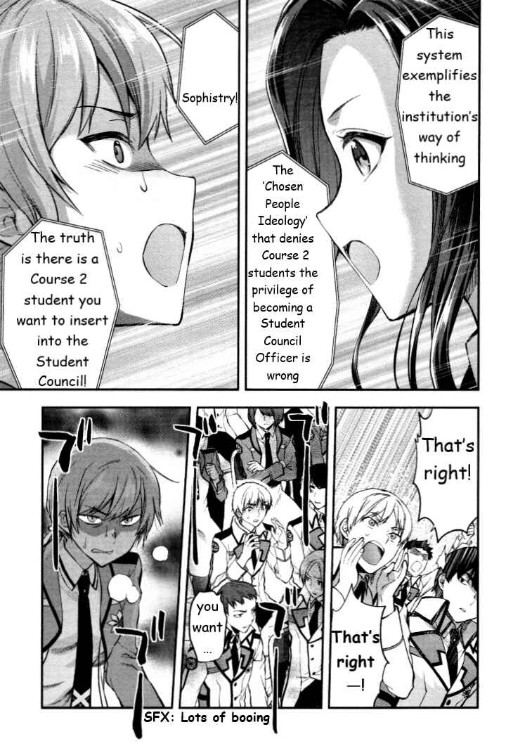 Page 9 Chapter 6 Mahouka Koukou no Rettousei - Kaichou Senkyo-hen