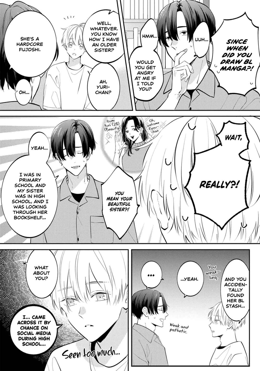 Page 9 Chapter 2 Sono Futari, Kaishaku Chigai desu!