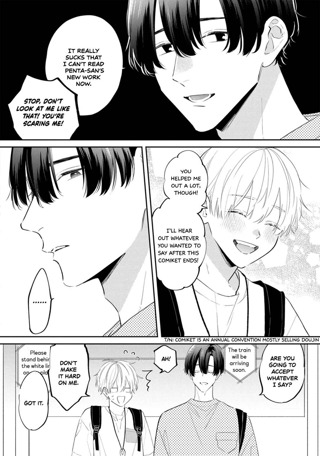 Page 3 Chapter 5 Sono Futari, Kaishaku Chigai desu!