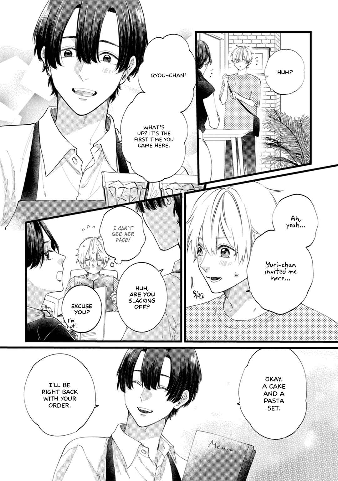 Page 4 Chapter 9 Sono Futari, Kaishaku Chigai desu!