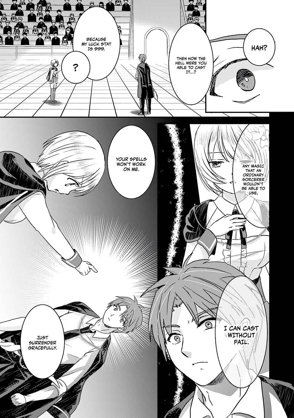 Page 15 Chapter 7 I am Invincible with My Luck Stat at 999 and Infallible Insta-Death Magic: I was Banished with a Magic Power of 1, but I Rise to the Top with My Probability Cheat
