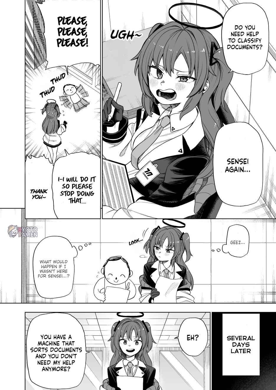 Page 1 Chapter Unknown_49fe Blue Archive - Ai no Fukai Yuuka-chan Manga (Doujinshi)