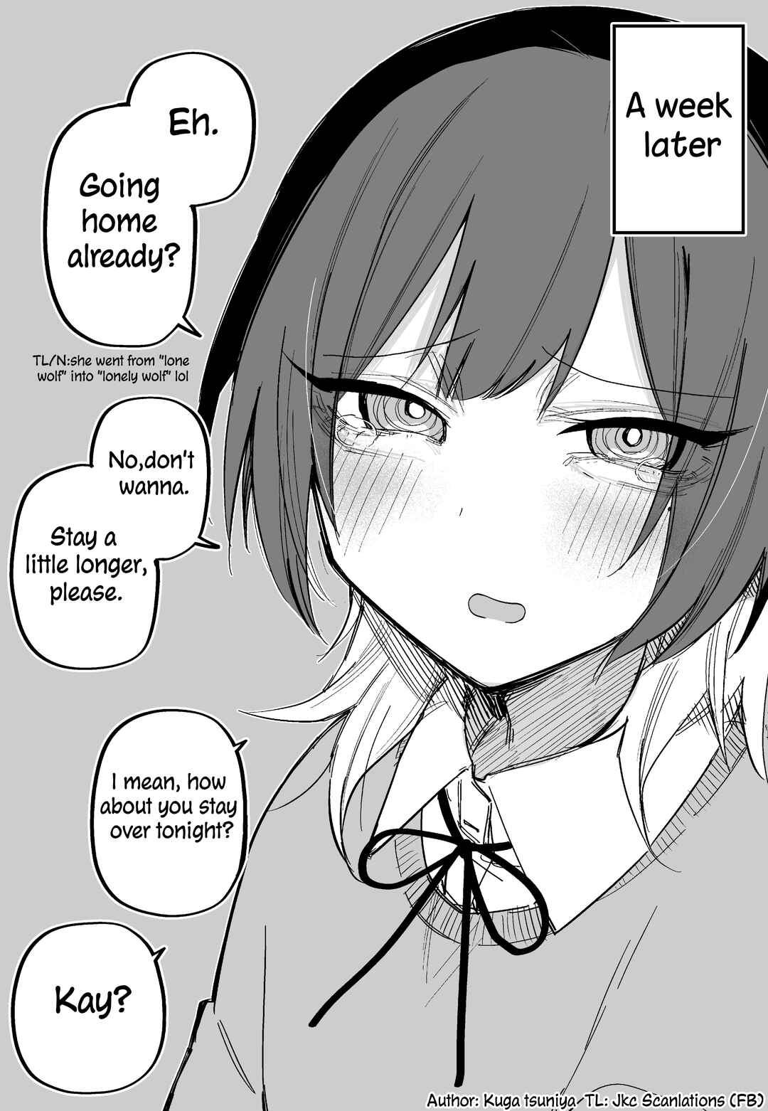 Page 2 Chapter 1 I Confessed to a Lone Wolf Girl
