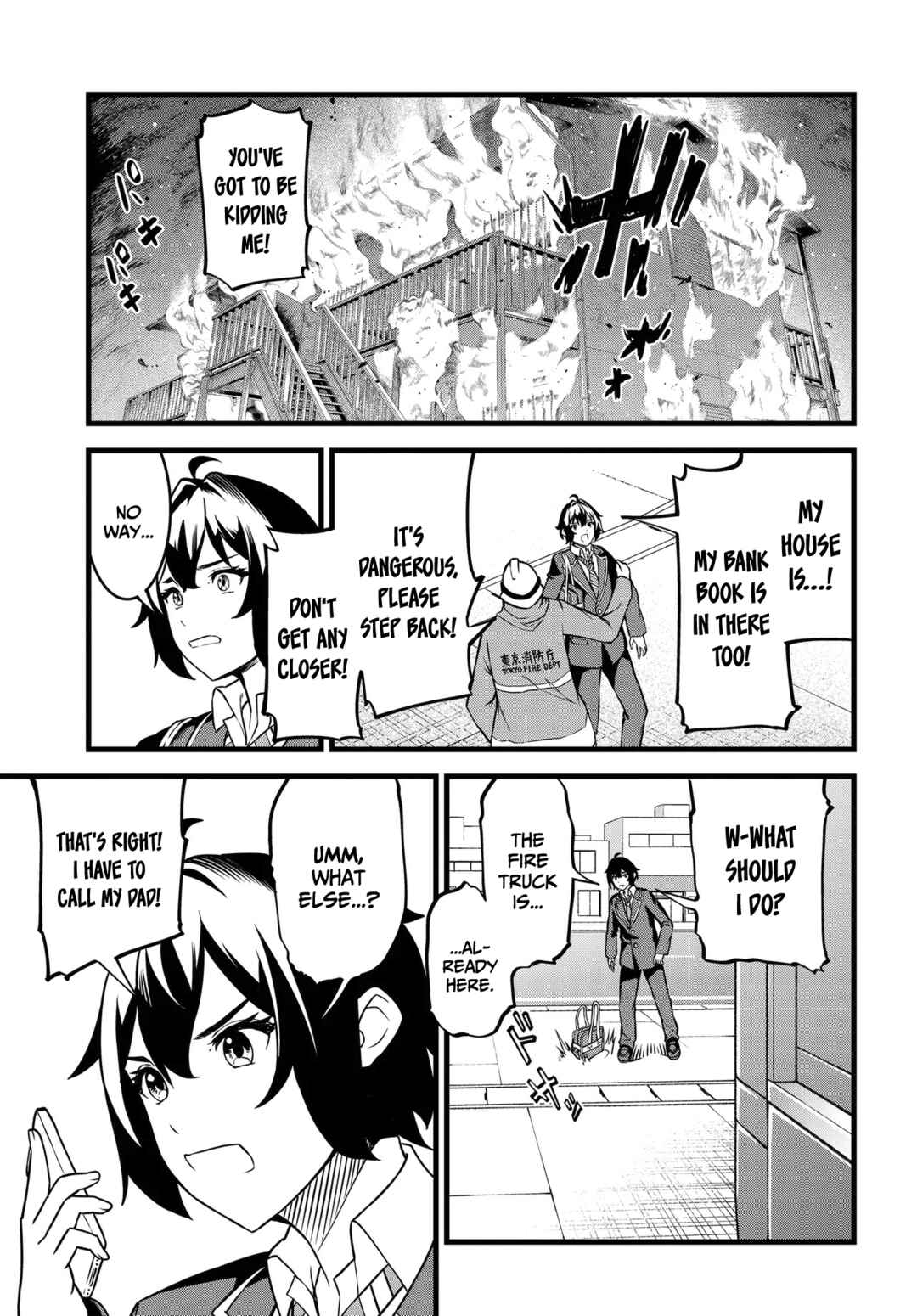 Page 19 Chapter 1.1 Tensai Bishoujo Sanshimai wa Isourou ni Dake Choro Kawaii