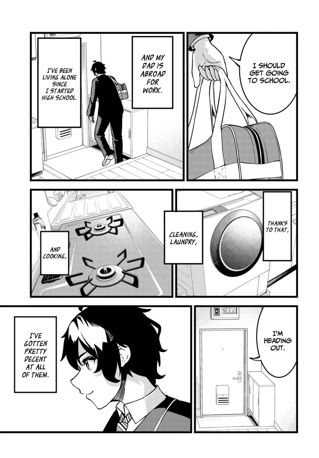 Page 5 Chapter 1.1 Tensai Bishoujo Sanshimai wa Isourou ni Dake Choro Kawaii