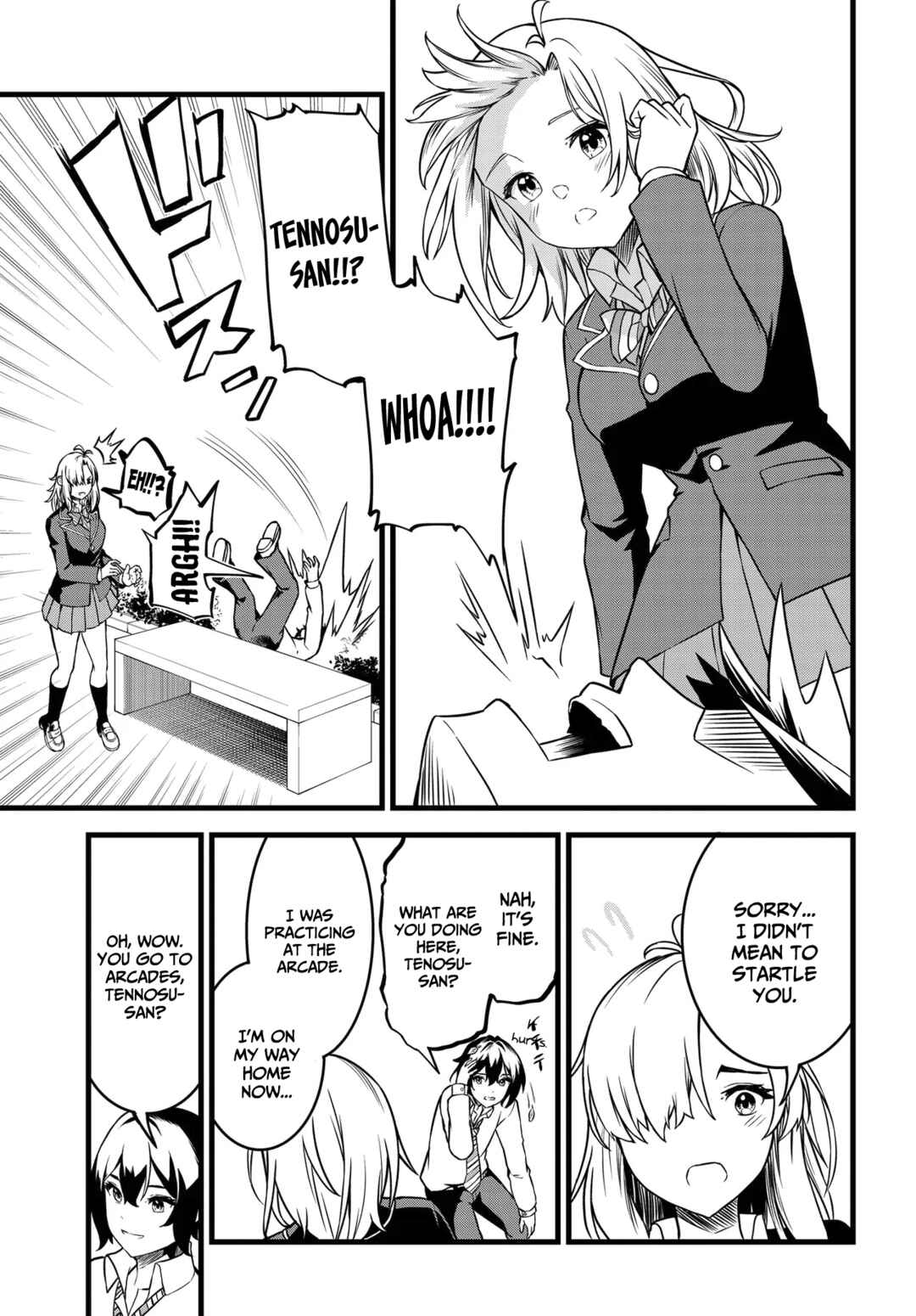 Page 10 Chapter 1.2 Tensai Bishoujo Sanshimai wa Isourou ni Dake Choro Kawaii