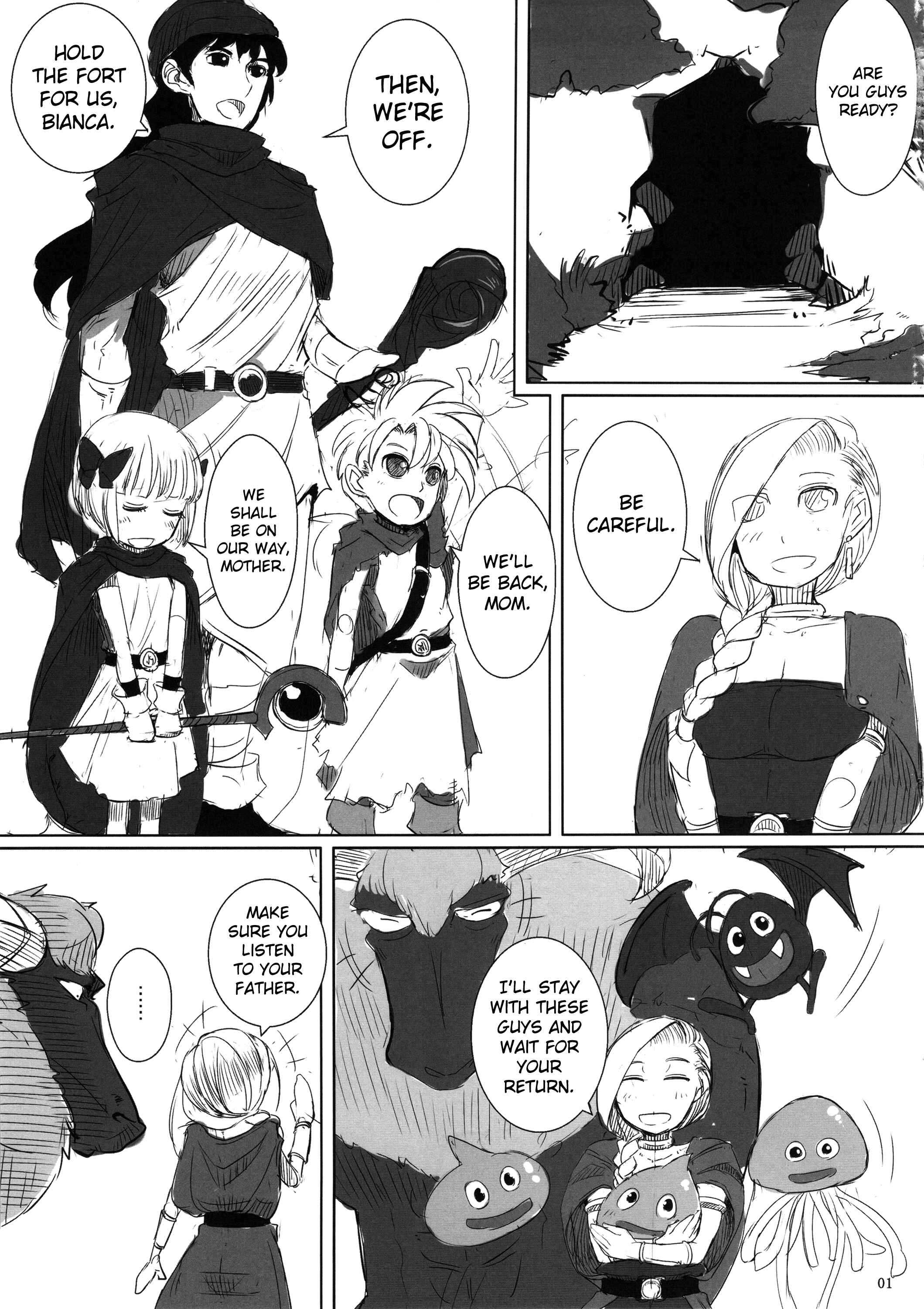 Page 2 Chapter Unknown_fe5a Dragon Quest V - Monster to Orusuban Suru Seikatsu (Doujinshi)
